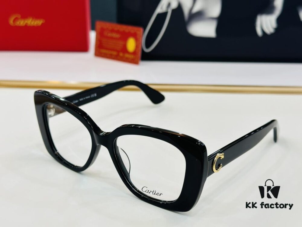 Cartier CT0438O Size 54-19-140 Unisex Eyeglass Frame, Universal Fit, Minimalist and Elegant Design, Suitable for Daily Wear, Can Be Fitted with Prescription Lenses