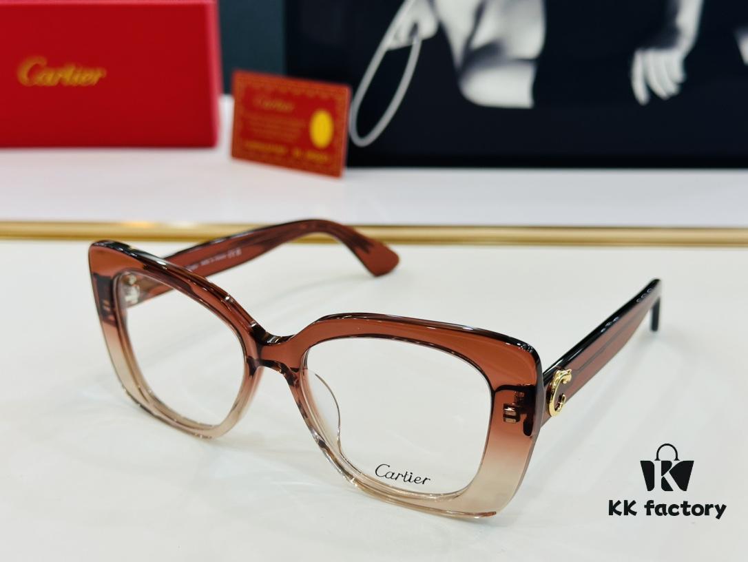 Cartier CT0438O Size 54-19-140 Unisex Eyeglass Frame, Universal Fit, Minimalist and Elegant Design, Suitable for Daily Wear, Can Be Fitted with Prescription Lenses
