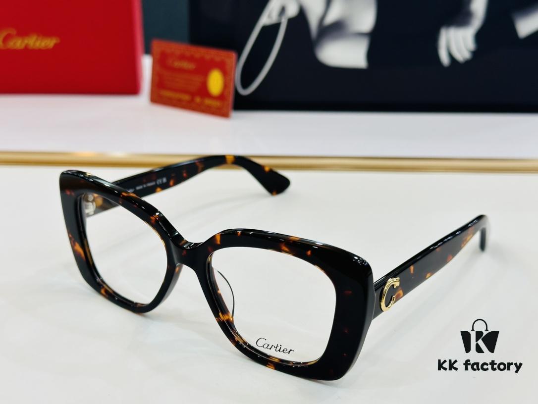 Cartier CT0438O Size 54-19-140 Unisex Eyeglass Frame, Universal Fit, Minimalist and Elegant Design, Suitable for Daily Wear, Can Be Fitted with Prescription Lenses