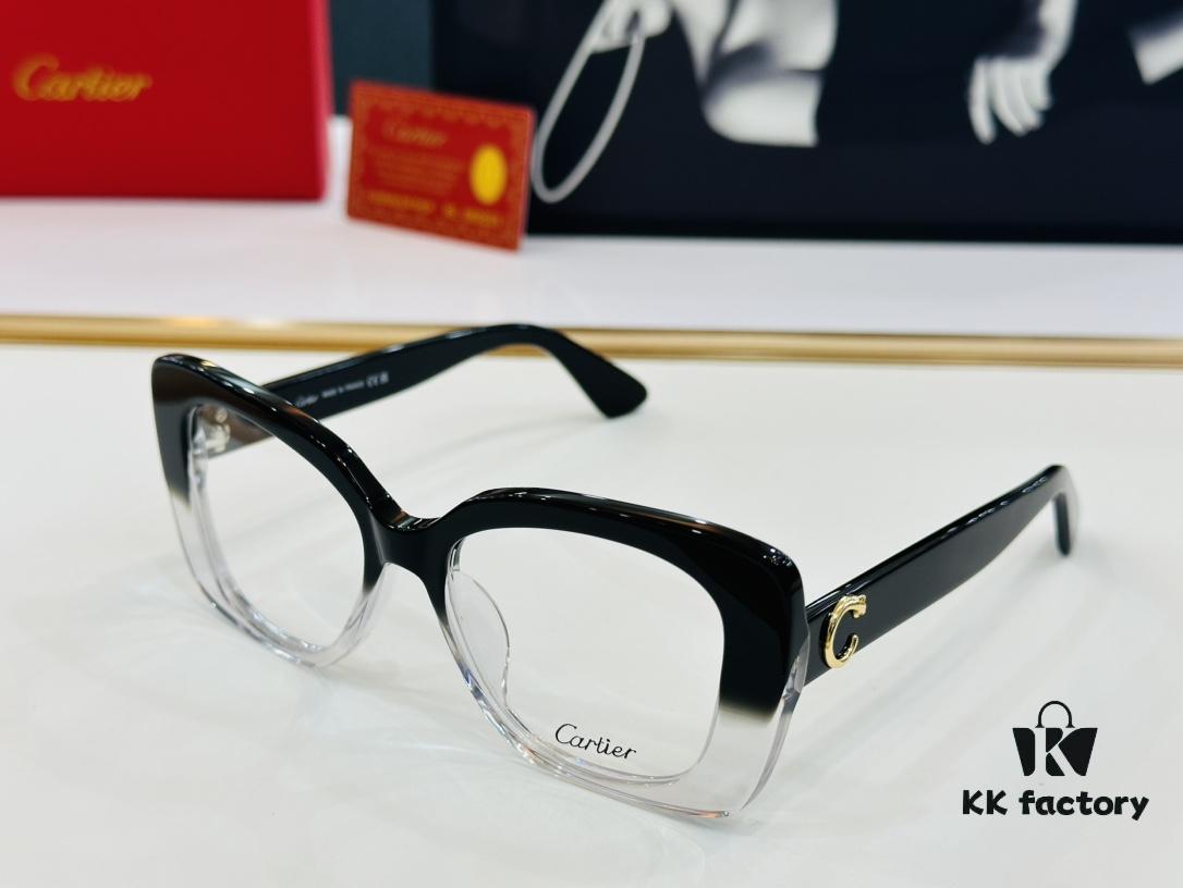Cartier CT0438O Size 54-19-140 Unisex Eyeglass Frame, Universal Fit, Minimalist and Elegant Design, Suitable for Daily Wear, Can Be Fitted with Prescription Lenses