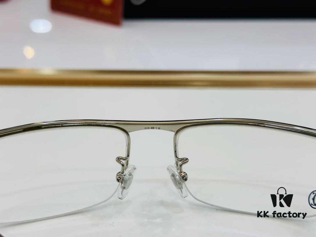 Cartier - CT4581369 Size: 58□17-140 Men's Sunglasses, Universal Frame Shape, Comfortable Fit, Suitable for All Face Types, Compatible with Prescription Lenses, Wooden Temples