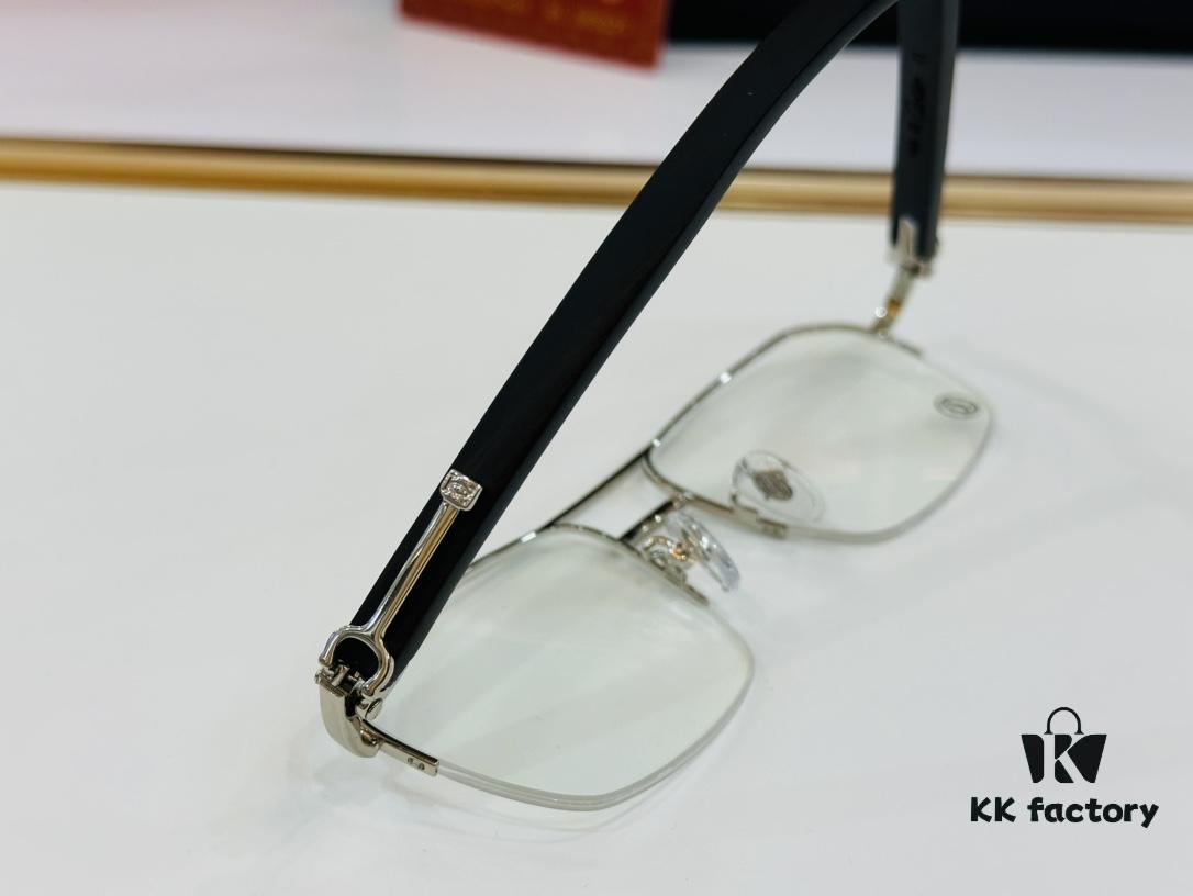 Cartier CT00536O Size: 55 □ 18-140 Men's Sunglasses Recommended, Flattering on All Face Shapes, Comfortable to Wear, Compatible with Prescription Lenses, Wooden Temples