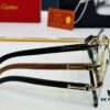 Cartier CT00536O Size: 55 □ 18-140 Men's Sunglasses Recommended, Flattering on All Face Shapes, Comfortable to Wear, Compatible with Prescription Lenses, Wooden Temples