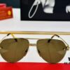New Arrival Cartier CA Model CT0427S Size 60-15-145 High-Quality Brand Iconic X Driving Sunglasses
