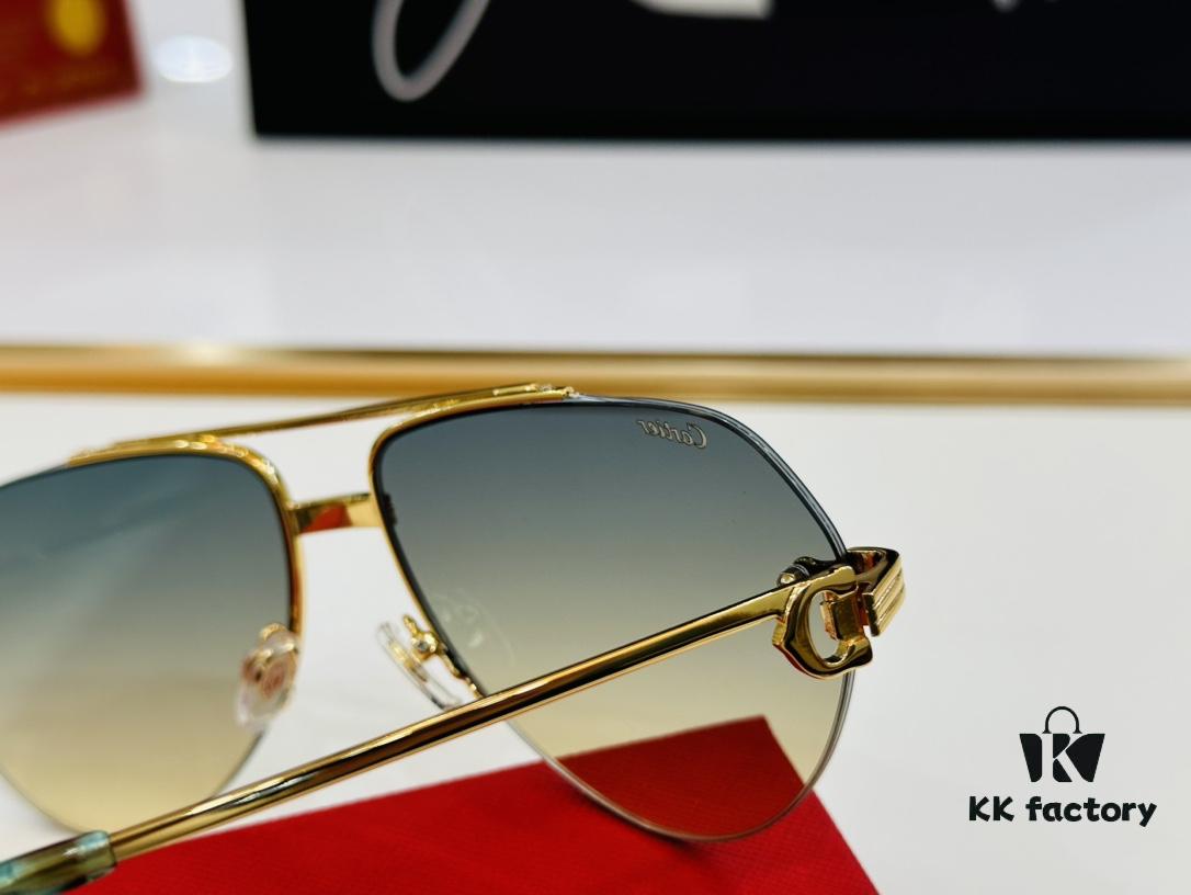 New Arrival Cartier CA Model CT0427S Size 60-15-145 High-Quality Brand Iconic X Driving Sunglasses