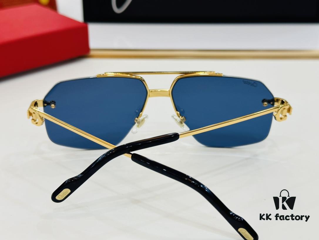 New Arrival Cartier Model CT0427S Size 60-15-145 High-Quality Brand Iconic Driving Sunglasses