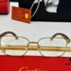 Cartier CT20821O Unisex Sunglasses - Size 57□17-140, Recommended for Men, Universal Frame Shape Fits All Face Types, Comfortable Wear, Compatible with Prescription Lenses, Wooden Temples