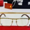 Cartier CT458312O Unisex Sunglasses, Size 54-18-140, Wooden Temples, Stylish and Comfortable Fit, Suitable for All Face Shapes