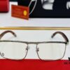 Cartier CT458312O Unisex Sunglasses, Size 54-18-140, Wooden Temples, Stylish and Comfortable Fit, Suitable for All Face Shapes