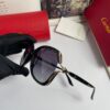 New Women's Cartier-inspired Sunglasses with Fox Head Temple Design, PC Frame and Imported Polarized Lenses