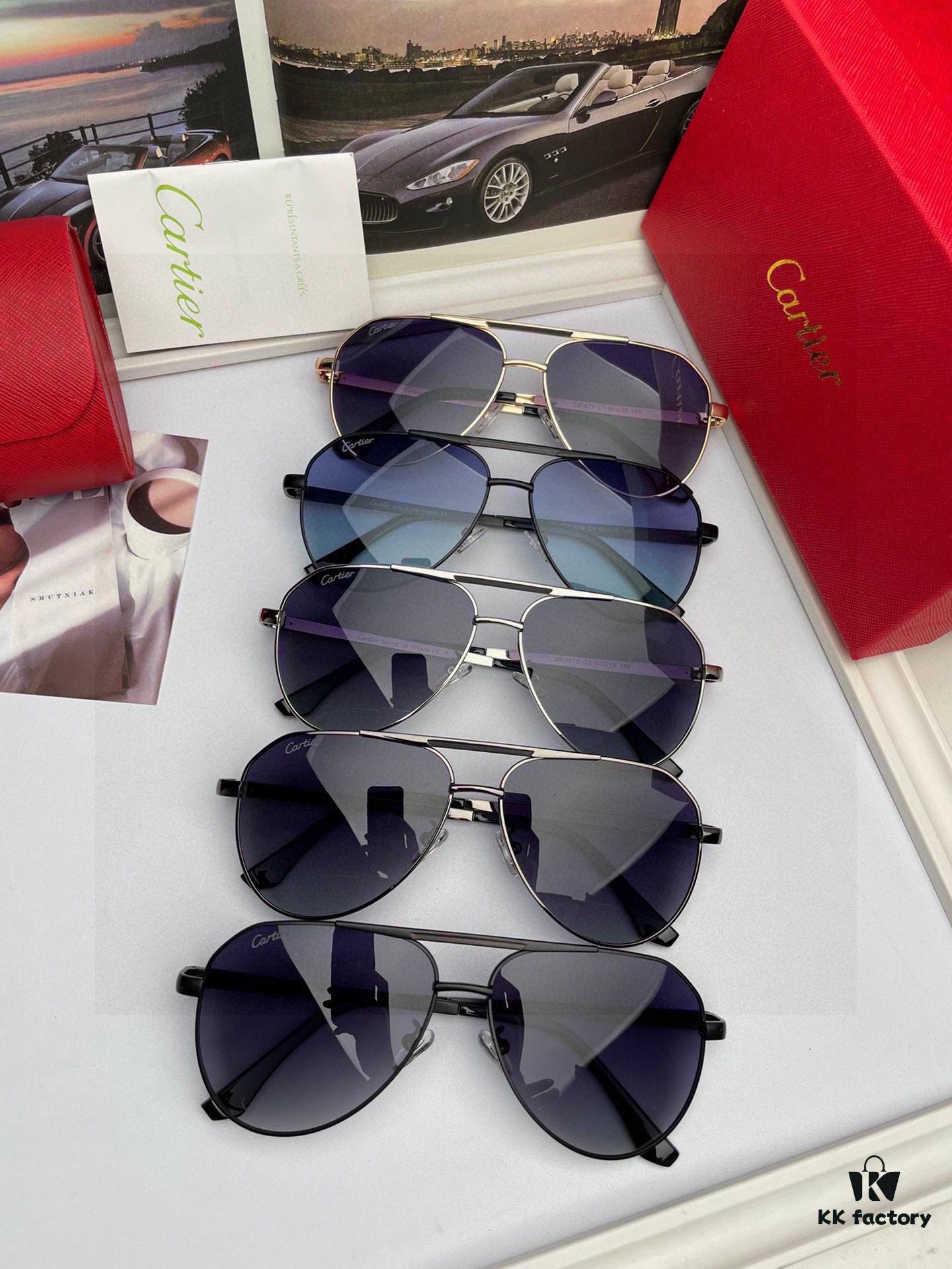New Arrival 💥 Brand: Cartier Unisex Polarized Sunglasses
