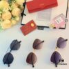 Cartier Double Bridge Frog-Shaped Sunglasses Cross-border New Arrival Oval Metal European and American Fashion Sun Glasses for Men and Women, Unisex Couple Shades