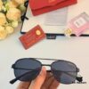 Cartier Double Bridge Frog-Shaped Sunglasses Cross-border New Arrival Oval Metal European and American Fashion Sun Glasses for Men and Women, Unisex Couple Shades
