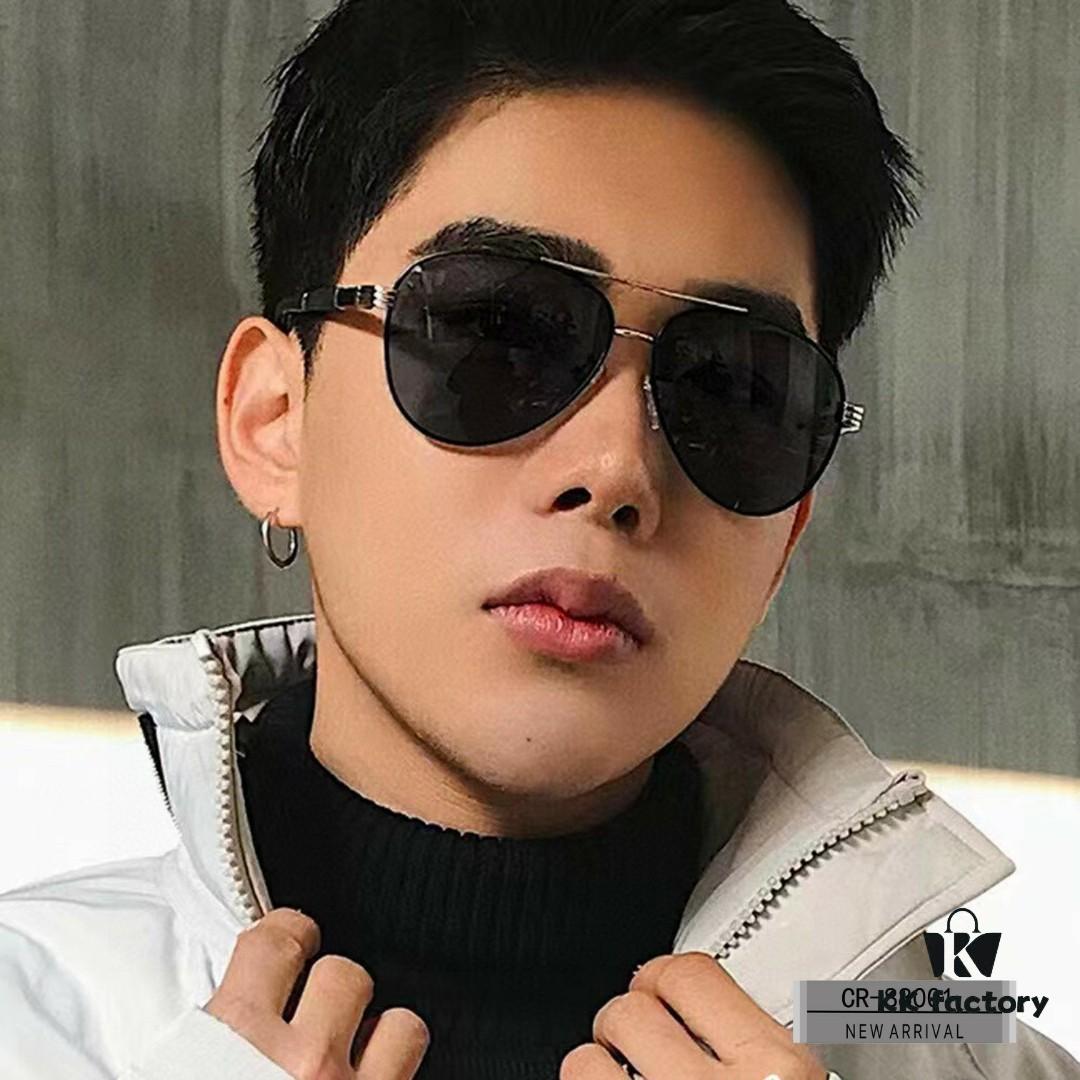 Cartier France - Men's Sunglasses with Polarized Lenses, Lightweight Metal Frame, Fashionable and Luxurious Design