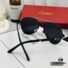 Cartier France - Men's Sunglasses with Polarized Lenses, Lightweight Metal Frame, Fashionable and Luxurious Design