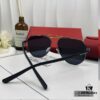 French Cartier - Cartier Men's Sunglasses with Polarized Lenses, Lightweight Metal Frame, UV Protection, Stylish Driving and Travel Sunglasses