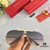 Cartier New Unibody Frameless Sunglasses, Stylish Eyewear for Men and Women, Trendy European and American Fashion Driving Glasses