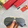 Cartier New Unibody Frameless Sunglasses, Stylish Eyewear for Men and Women, Trendy European and American Fashion Driving Glasses