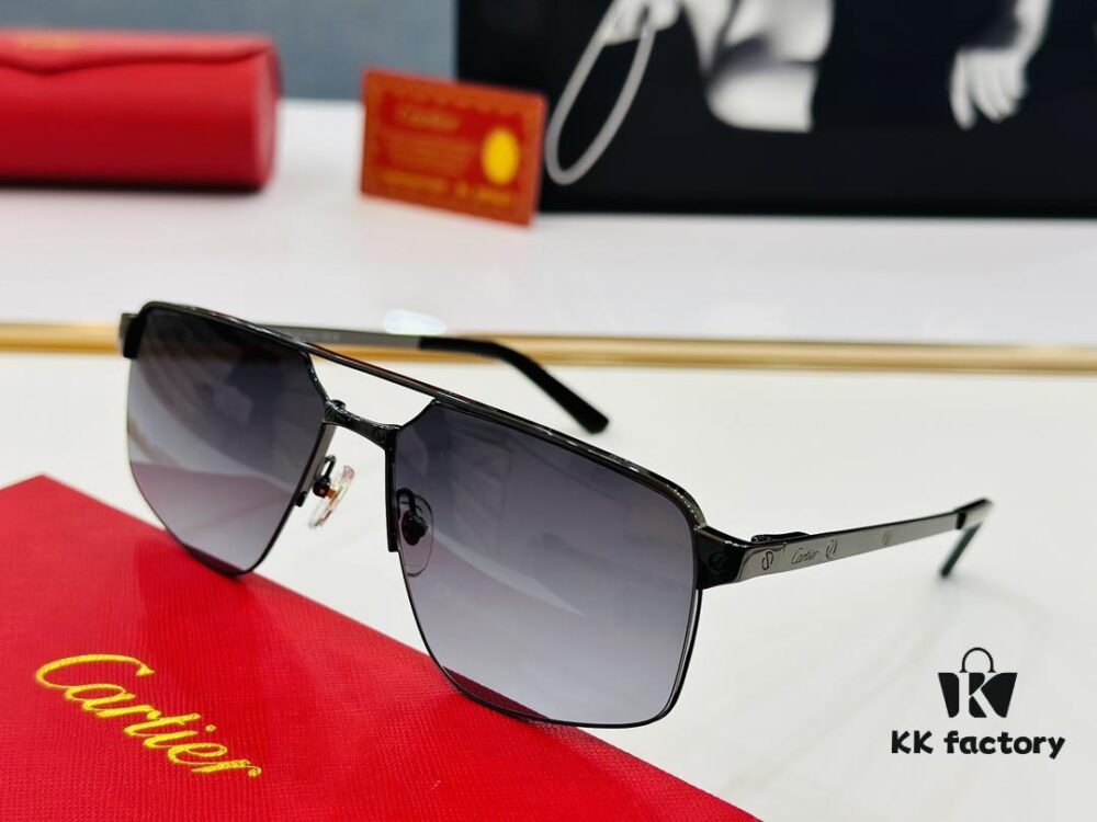 New Arrival Cartier MODEL: CT0385 Size: 60□15-140 High-Quality Brand-Iconic C-Shaped Sunglasses
