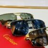 New Arrival Cartier MODEL: CT0385 Size: 60□15-140 High-Quality Brand-Iconic C-Shaped Sunglasses