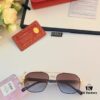 Cartier Trendy Sunglasses, Instagram Street Style Fashion UV Protection Comfortable and Cool Eyewear 2024 New Arrival