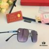 Cartier New Arrival Men's High-End Sunglasses, Stylish Fashionable Shades for Outdoor Driving, Travel, and Everyday Wear