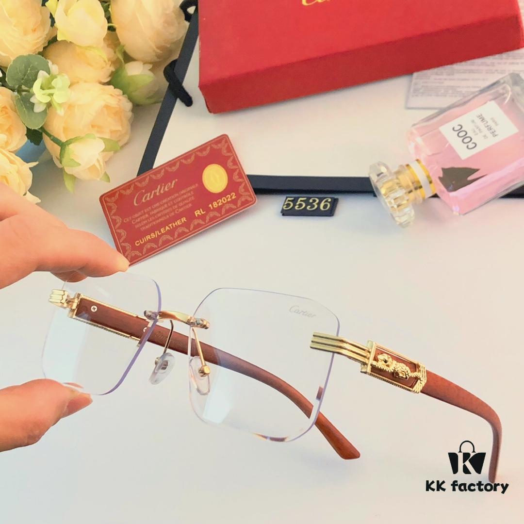 Cartier-Style Oversized Round Sunglasses for Women, Frameless Fashion UV Protection Sunglasses, Stylish Unisex Sun Glasses for Driving