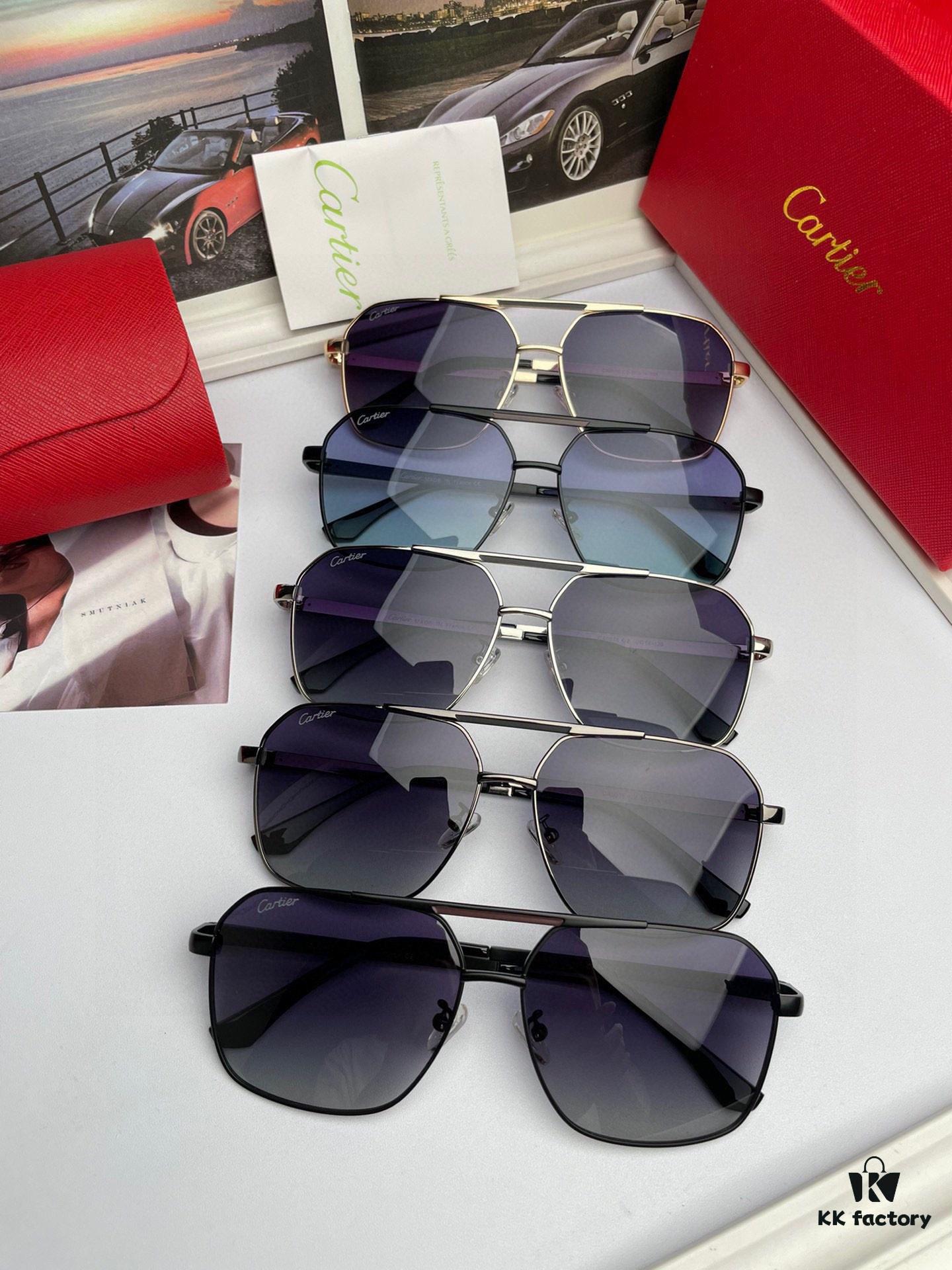 New Arrival 💥 Brand: Cartier Original Quality Unisex Polarized Sunglasses 🕶️