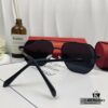 Cartier France - Polarized Sunglasses for Men with Polylite Lenses, Lightweight Metal Frame, UV Protection, Stylish Driving and Travel Eyewear