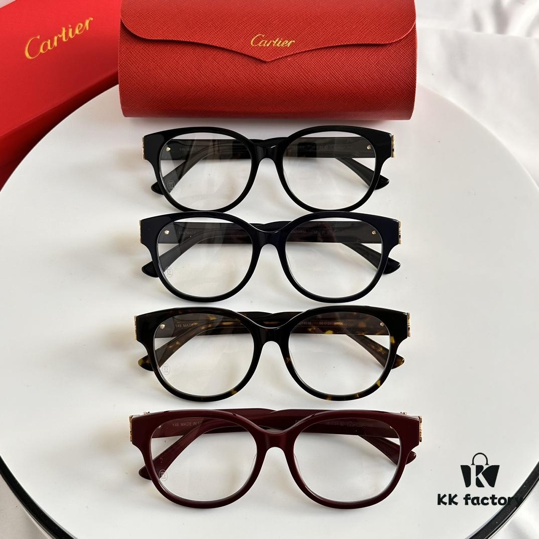 Cartier CT0452O Size: 54□17-145, Flattering on All Face Shapes, Minimalist and Elegant, Fashionable and Casual Eyewear Sunglasses