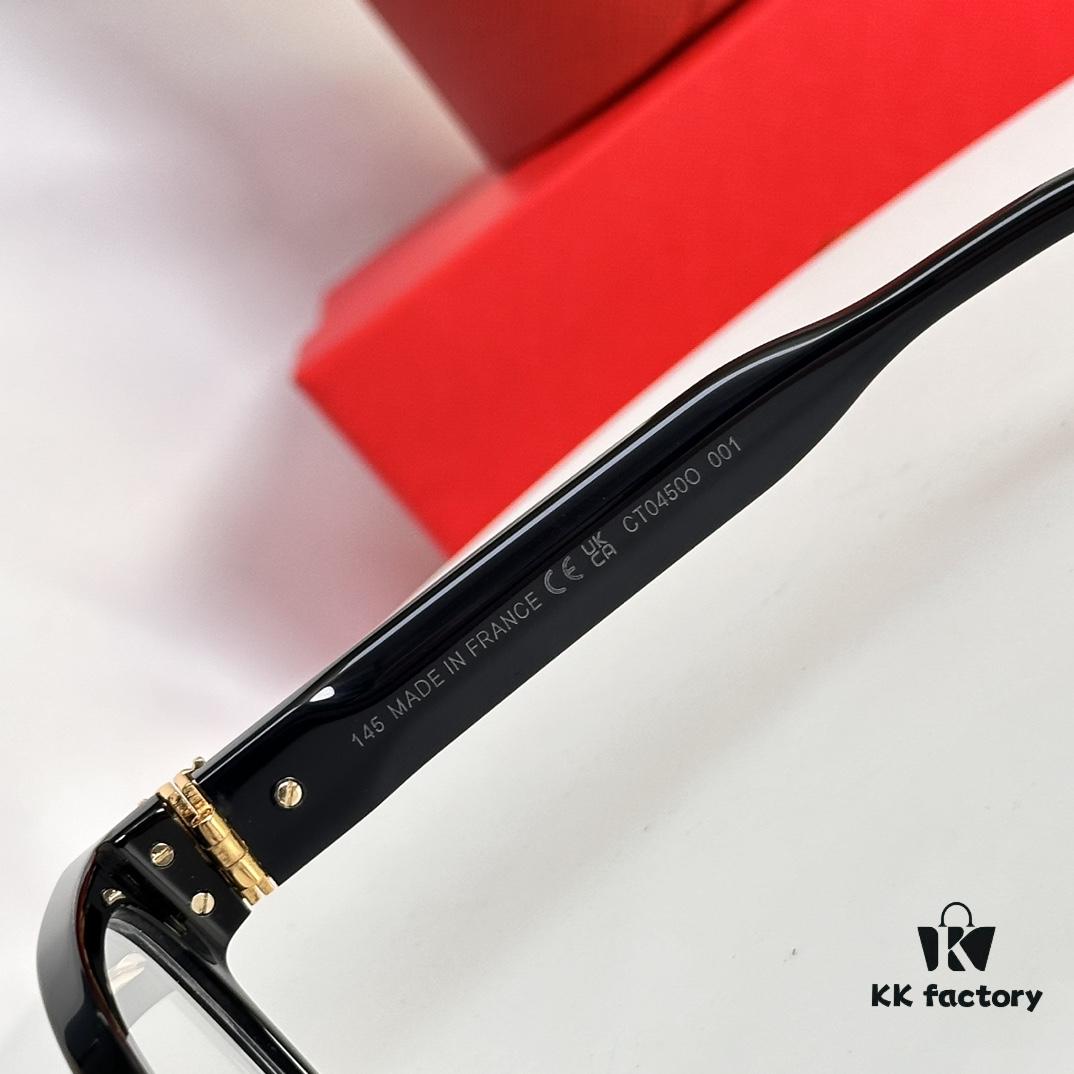 Cartier CT0450O Size: 54□17-145, Small Frame Unisex Eyeglasses Sunglasses, Universal Fit, Minimalist and Elegant Design