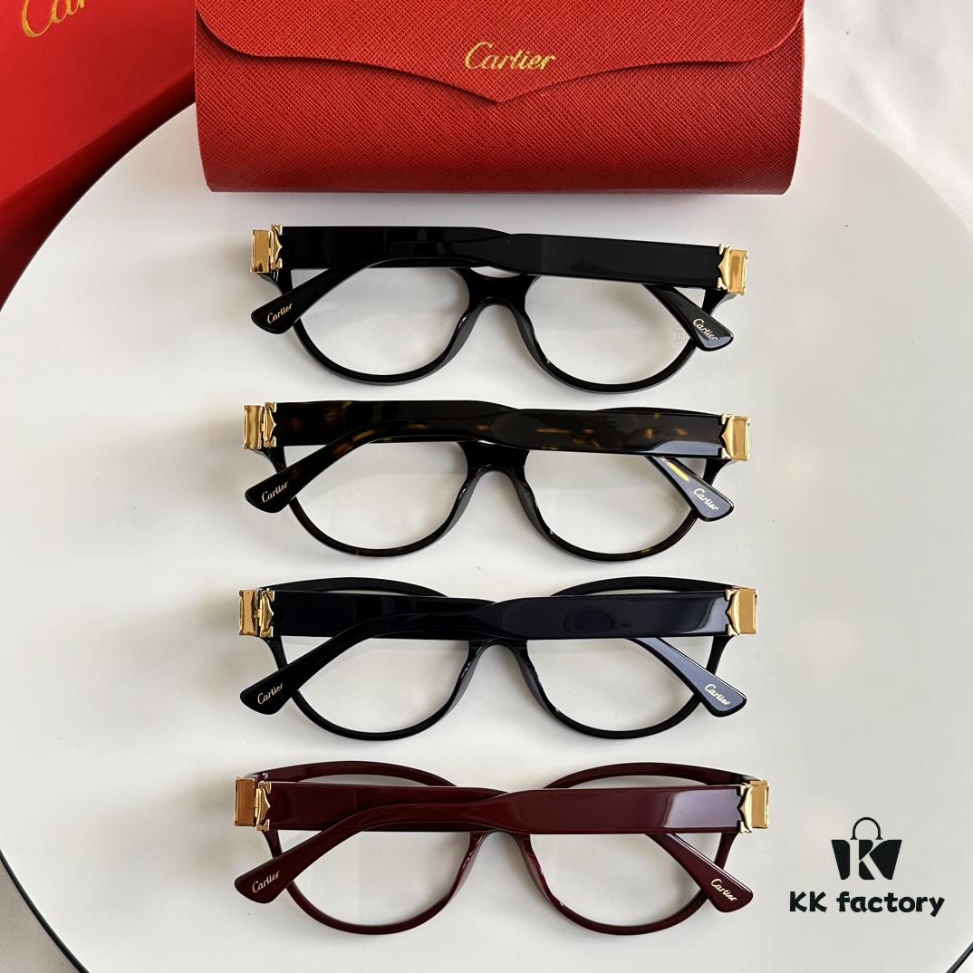 Cartier CT0450O Size: 54□17-145, Small Frame Unisex Eyeglasses Sunglasses, Universal Fit, Minimalist and Elegant Design