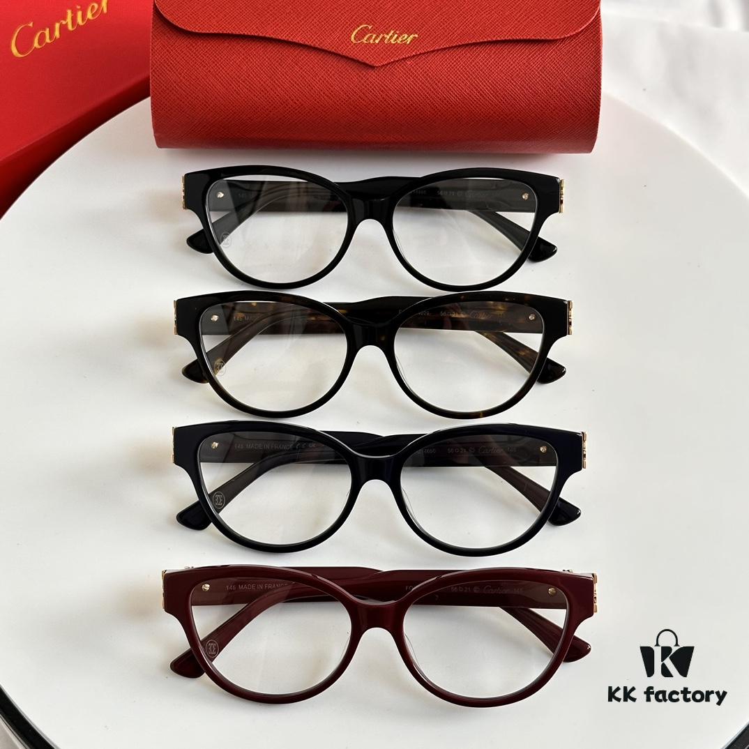 Cartier CT0450O Size: 54□17-145, Small Frame Unisex Eyeglasses Sunglasses, Universal Fit, Minimalist and Elegant Design