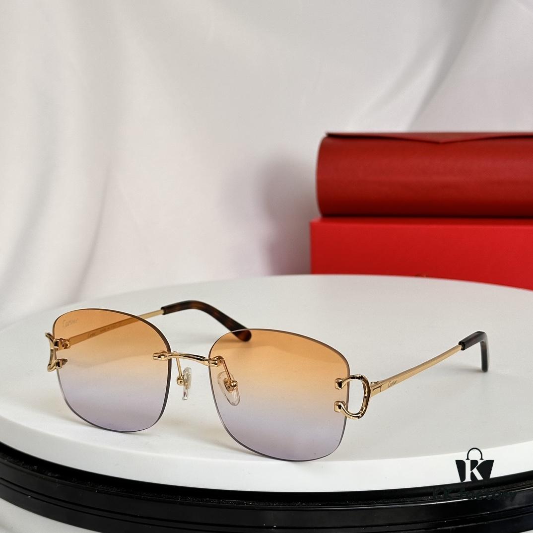 Authentic Cartier Model CT0032RS 52-19-145 Sunglasses