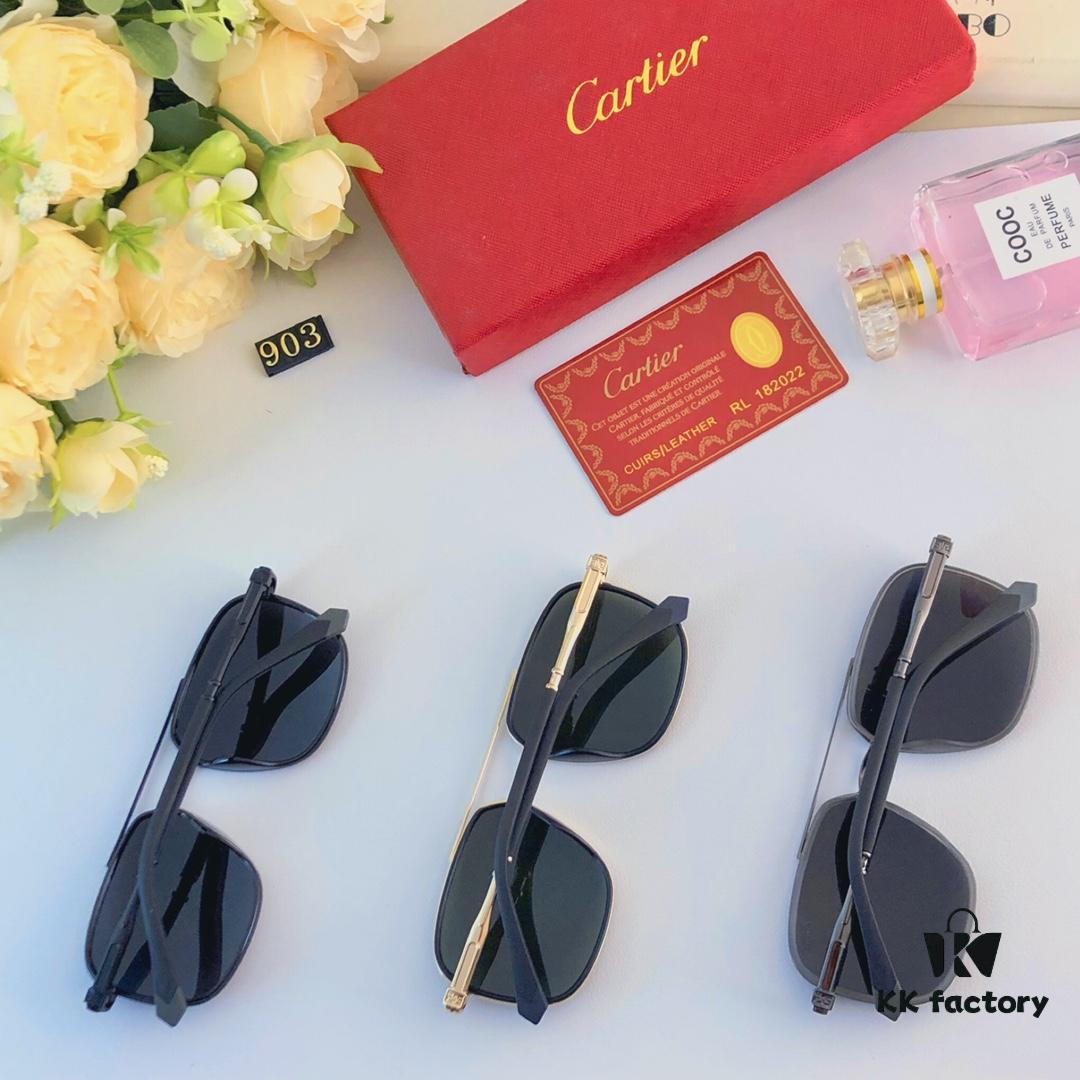 Cartier Double Bridge Sunglasses for Men, Stylish and Trendy Oversized Sun Glasses, Fashionable UV Protection Shades for Driving and Everyday Wear