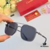 Cartier Double Bridge Sunglasses for Men, Stylish and Trendy Oversized Sun Glasses, Fashionable UV Protection Shades for Driving and Everyday Wear