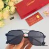Cartier Double Bridge Sunglasses for Men, Stylish and Trendy Oversized Sun Glasses, Fashionable UV Protection Shades for Driving and Everyday Wear