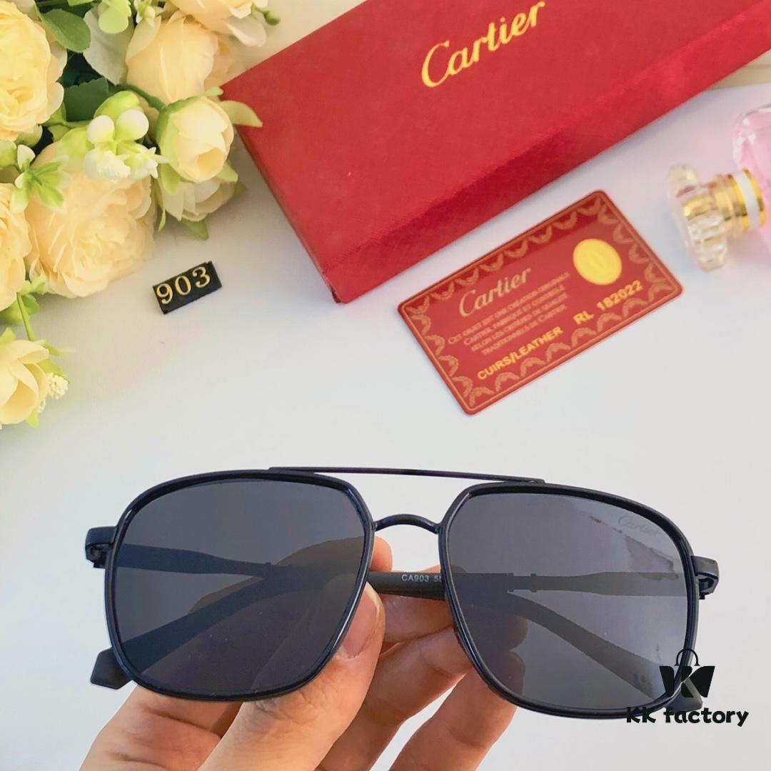 Cartier Double Bridge Sunglasses for Men, Stylish and Trendy Oversized Sun Glasses, Fashionable UV Protection Shades for Driving and Everyday Wear