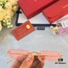 Cartier European and American Style Personalized Mini Frameless Sunglasses, Trendy Ocean Lens Sunglasses, New Arrival Sun Glasses
