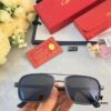 Cartier Double Bridge Sunglasses for Men, Stylish and Trendy Oversized Sun Glasses, Fashionable UV Protection Shades for Driving and Everyday Wear