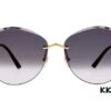 Cartier Golden Plated Nylon Aviator Sunglasses - Sun Protection Model CT0398S Size 62□15-145