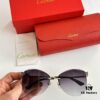 Cartier Golden Plated Nylon Aviator Sunglasses - Sun Protection Model CT0398S Size 62□15-145
