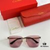 Classic Painted Leopard Head Cartier Gold-Plated CT0397S Sunglasses