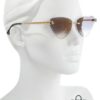 CARTIER CT0399S Almond-Shaped Polished Gold-Plated Cheetah Sunglasses