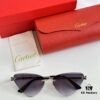 CARTIER CT0399S Almond-Shaped Polished Gold-Plated Cheetah Sunglasses