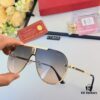Cartier 2024 Luxury Oversized Full-Rim Sunglasses, European Celebrity-Inspired Lightweight Protective Eyewear