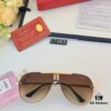 Cartier 2024 Luxury Oversized Full-Rim Sunglasses, European Celebrity-Inspired Lightweight Protective Eyewear