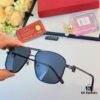 Cartier Hong Kong Style Retro Chic Fashion Polygonal Sunglasses for Men, Stylish UV Protection Double-Bridge Sunglasses