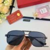 Cartier Hong Kong Style Retro Chic Fashion Polygonal Sunglasses for Men, Stylish UV Protection Double-Bridge Sunglasses