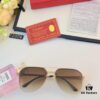 Cartier 2024 New Large-Frame Sunglasses, Korean-Style Fashionable Sun Glasses, Metal Aviator Shades